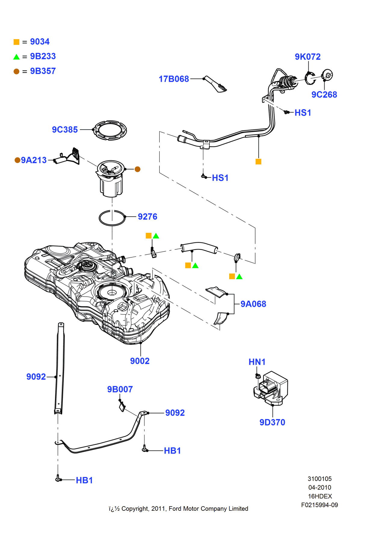 Ford 8V5Z-9A068-A Insulator