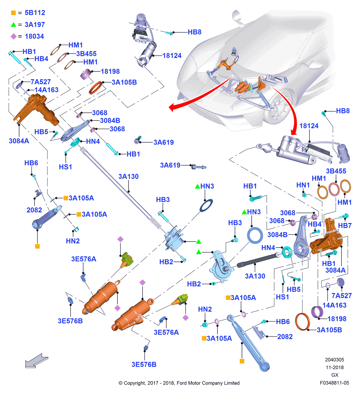 Ford HG7Z-3A105-A SEAL