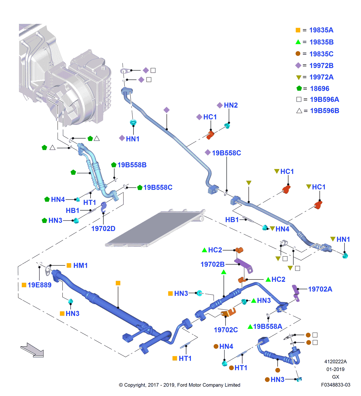 Ford HG7Z-19702-A Bracket