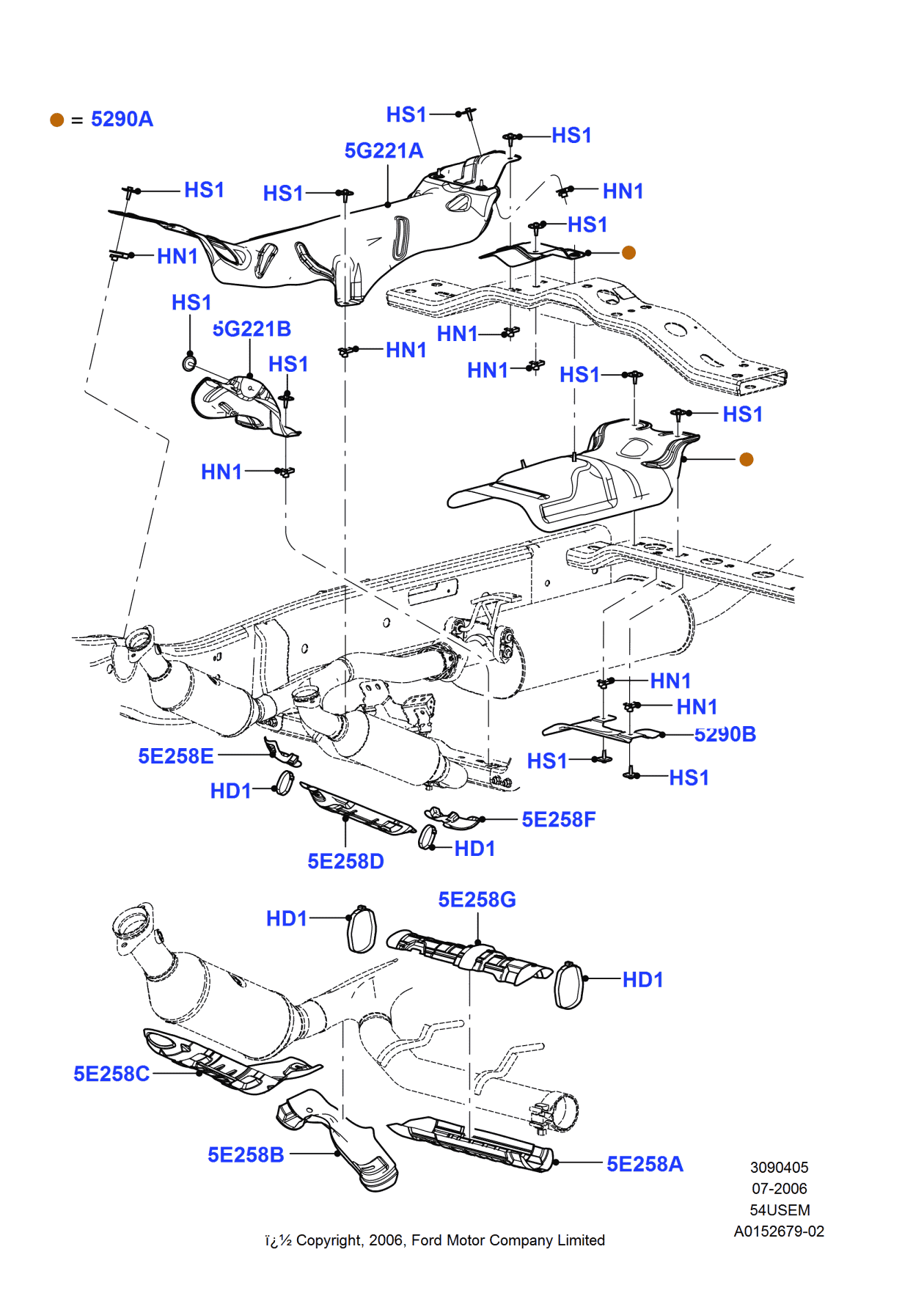 Ford 7L1Z-5290-CA Shield