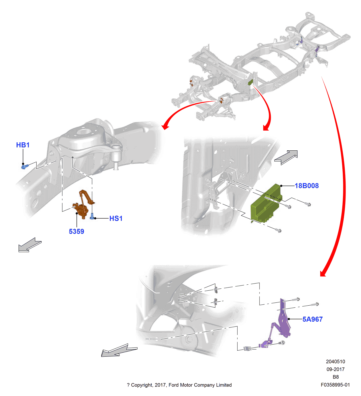 Ford JL1Z-18B008-A Control