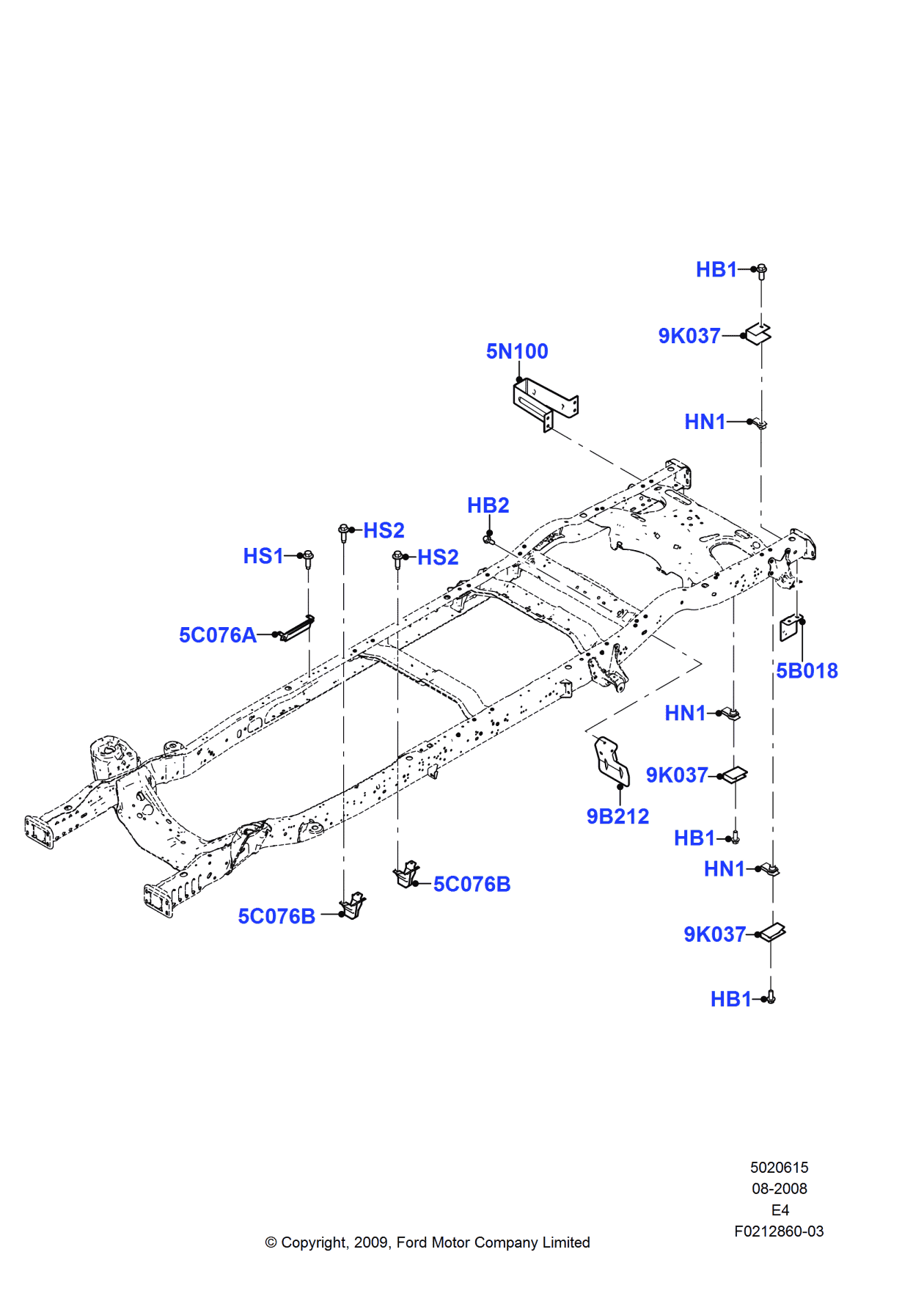 Ford -W505261-S439 Screw