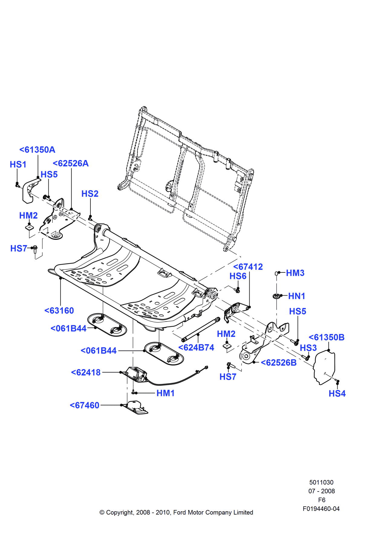 Ford -W700915-S424 Screw