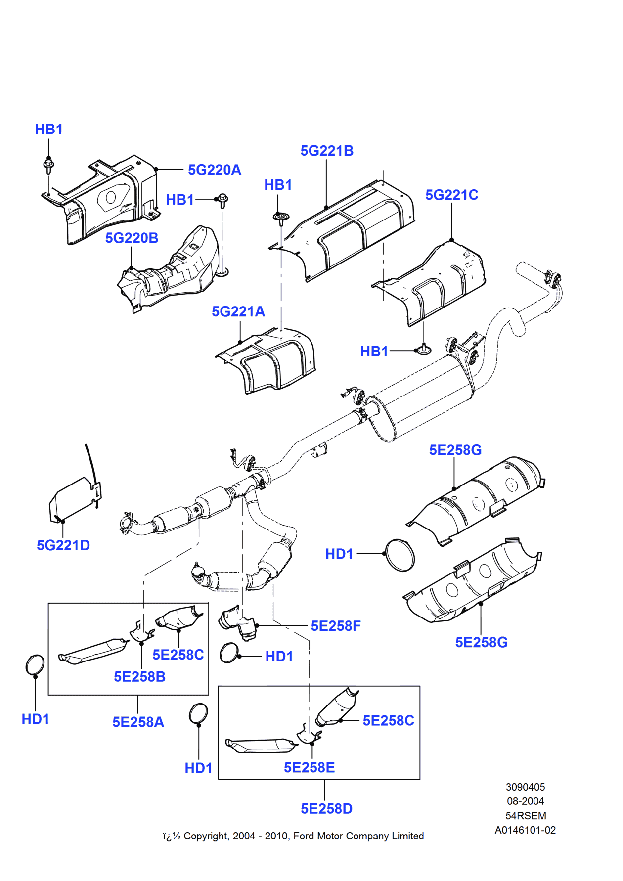 Ford 4C2Z-5E258-AB Shield