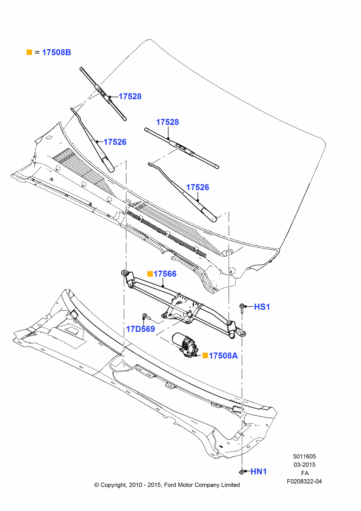 Ford BC3Z-00811-B Nut