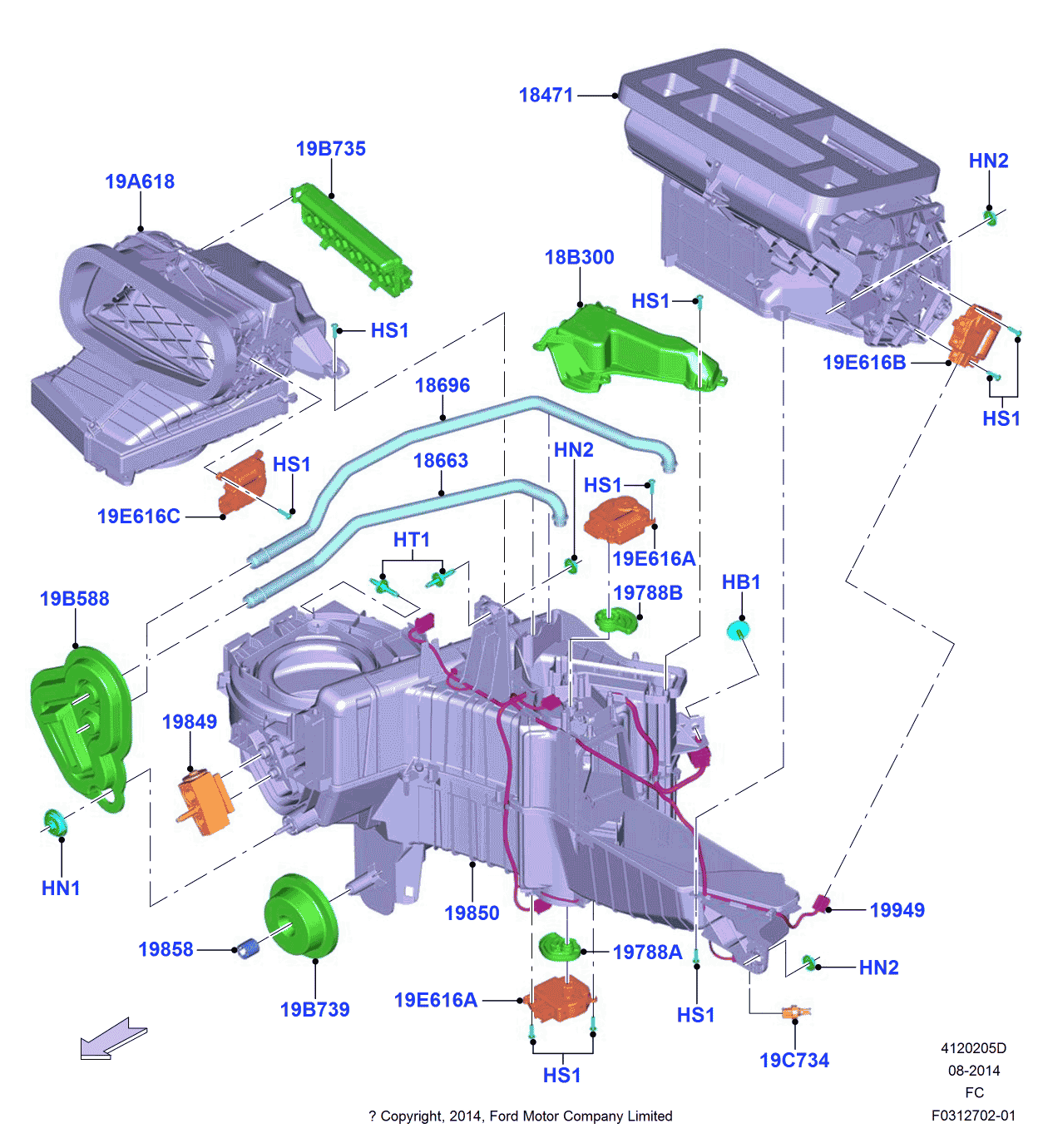 Ford -W705447-S437 Screw