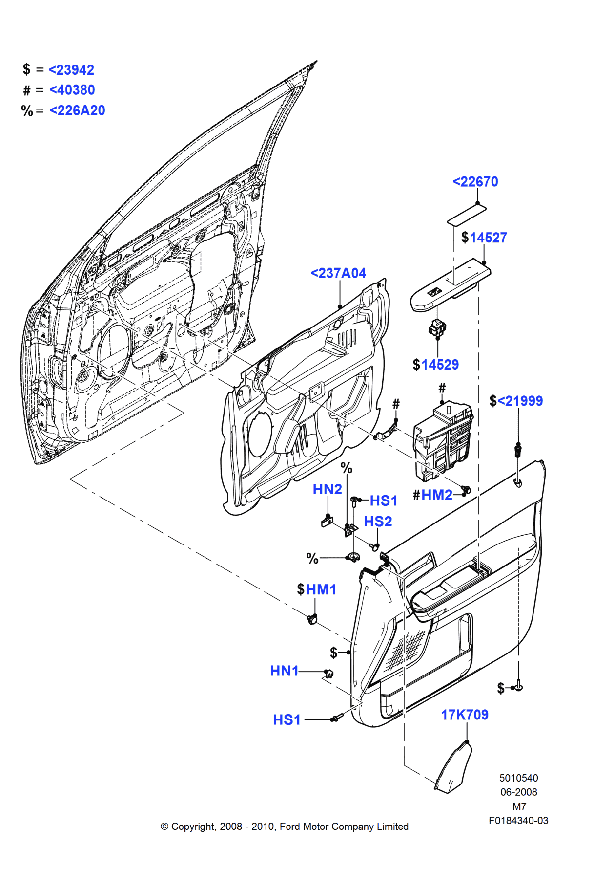 Ford -W713716-S300 Pin