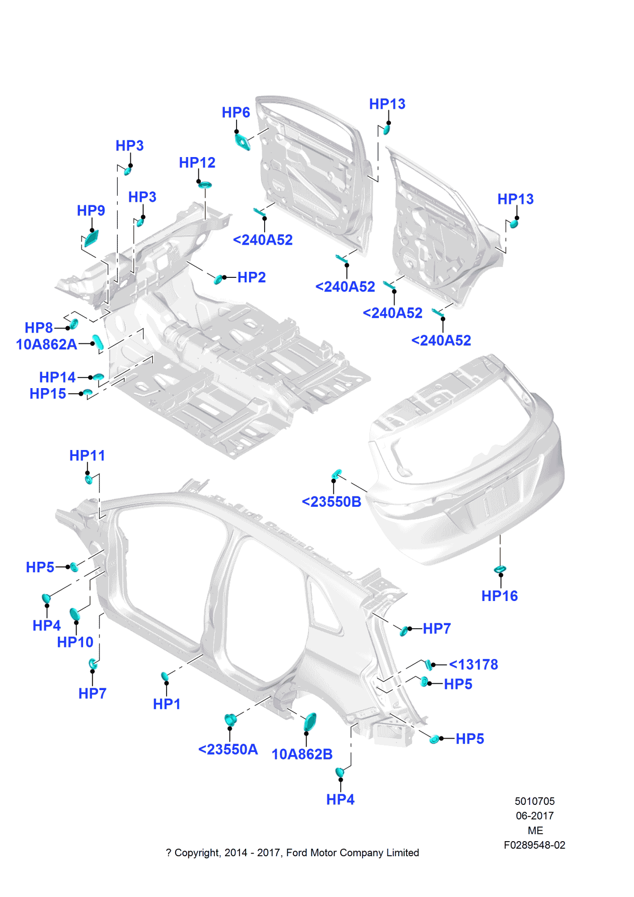 Ford EJ7Z-9923550-A Seal - Dust