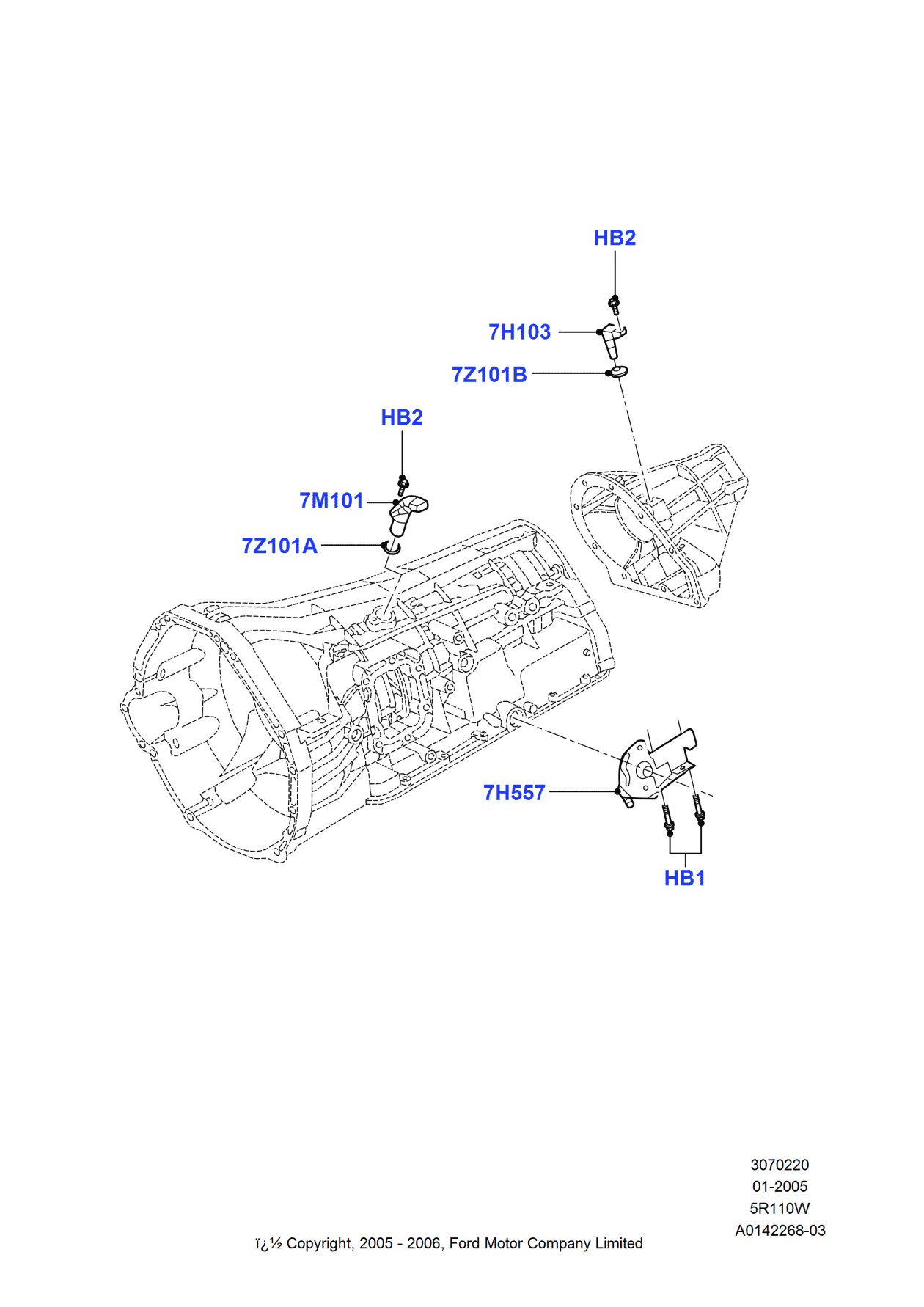 Ford -W790137-S900 Seal