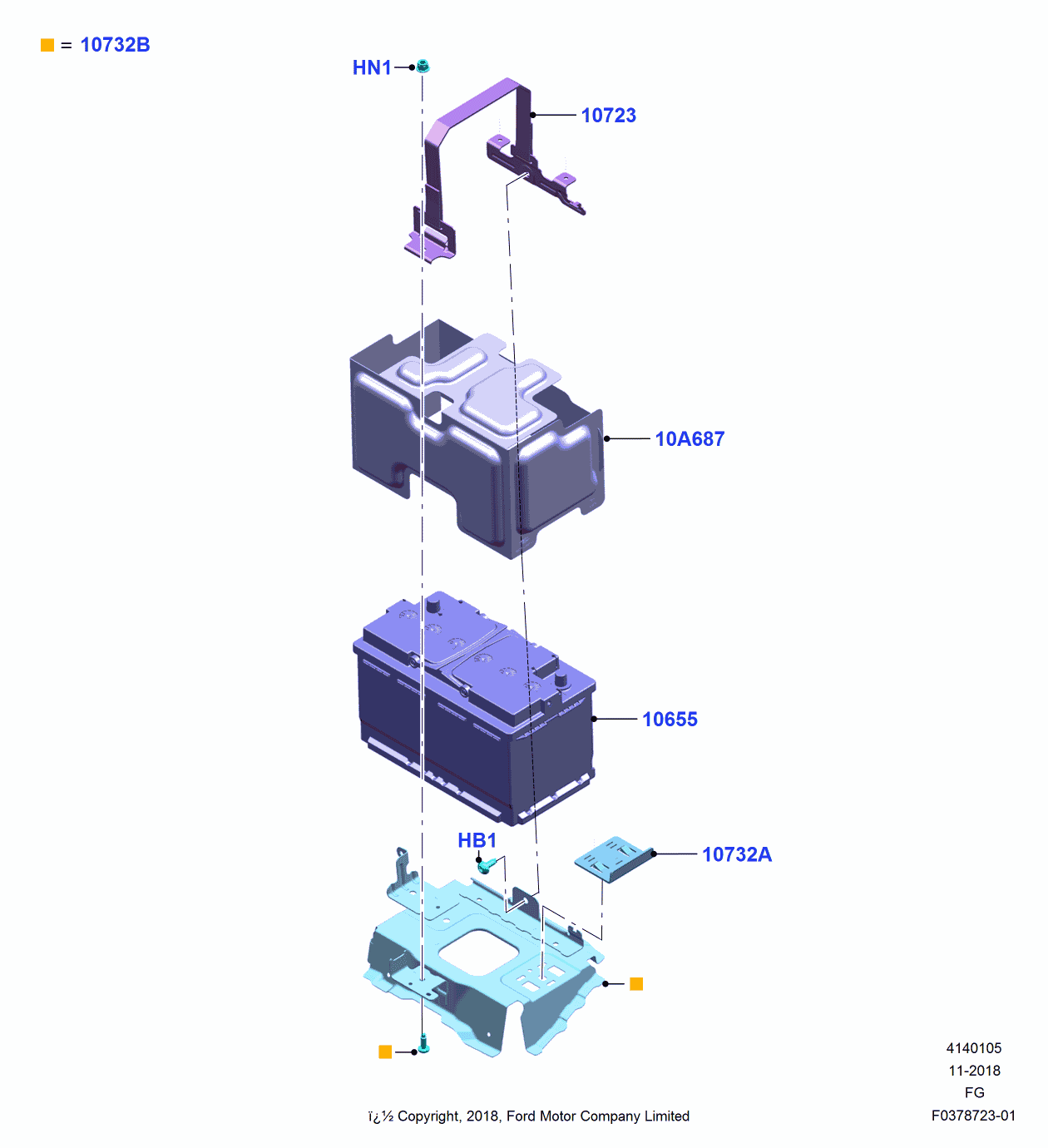 Ford -W717264-S442 STUD