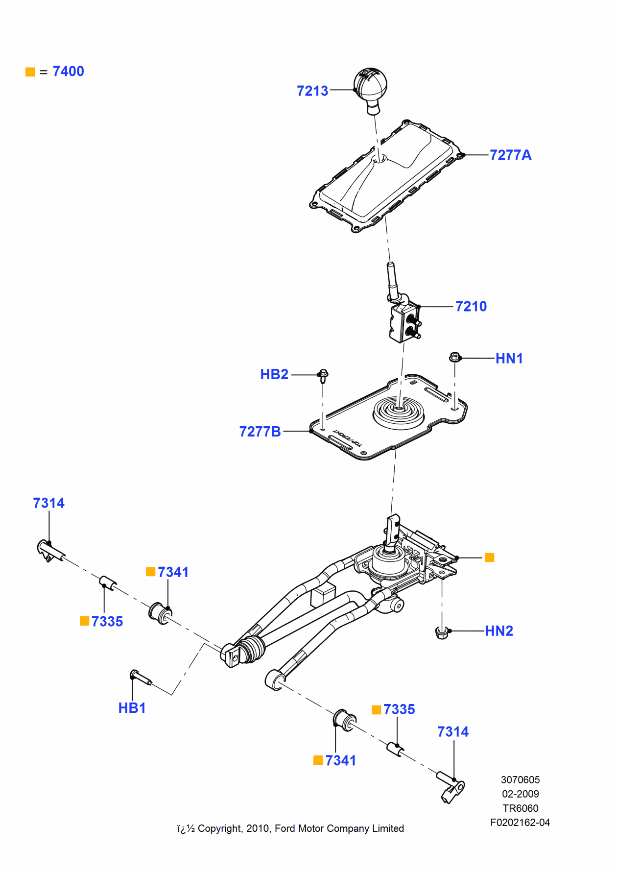 Ford AR3Z-7K022-A Bushing - Gear Shift Housing