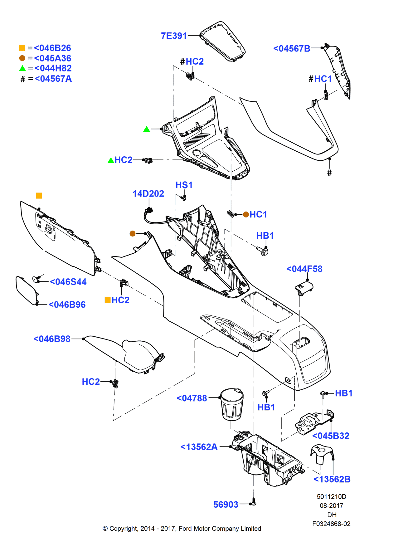 Ford F1EZ-14D202-U Cable Assembly