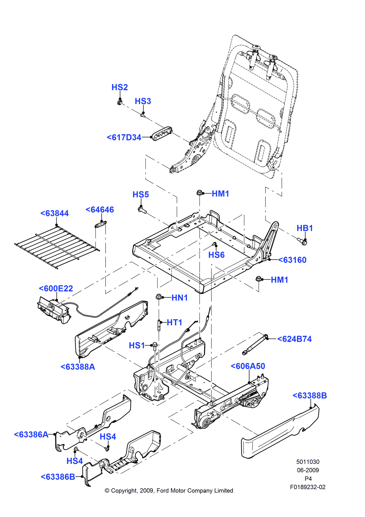 Ford -W520112-S424 Nut - Hex.