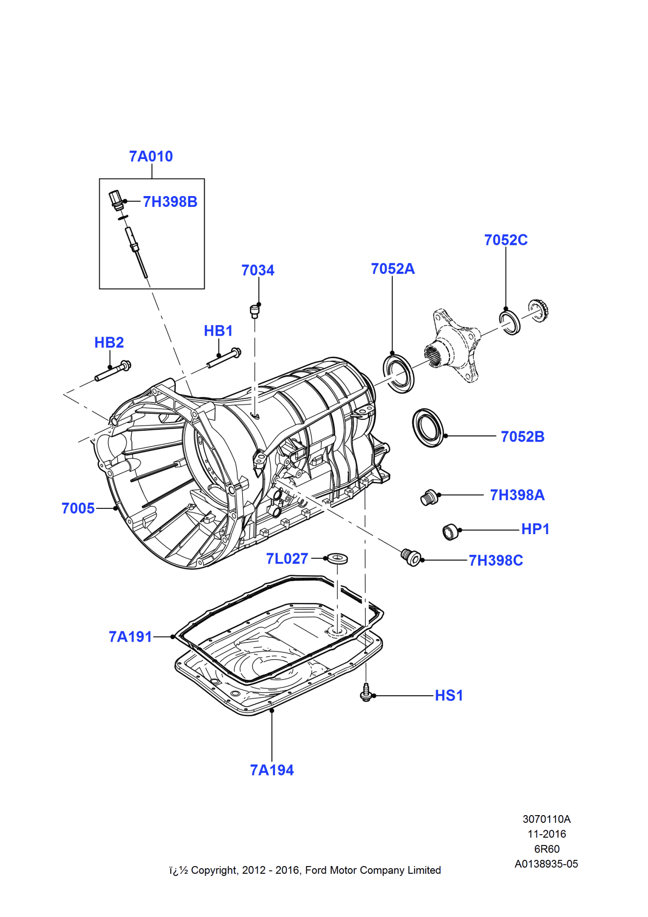 Ford 6L2Z-7H398-BA Plug - Blanking - Threaded