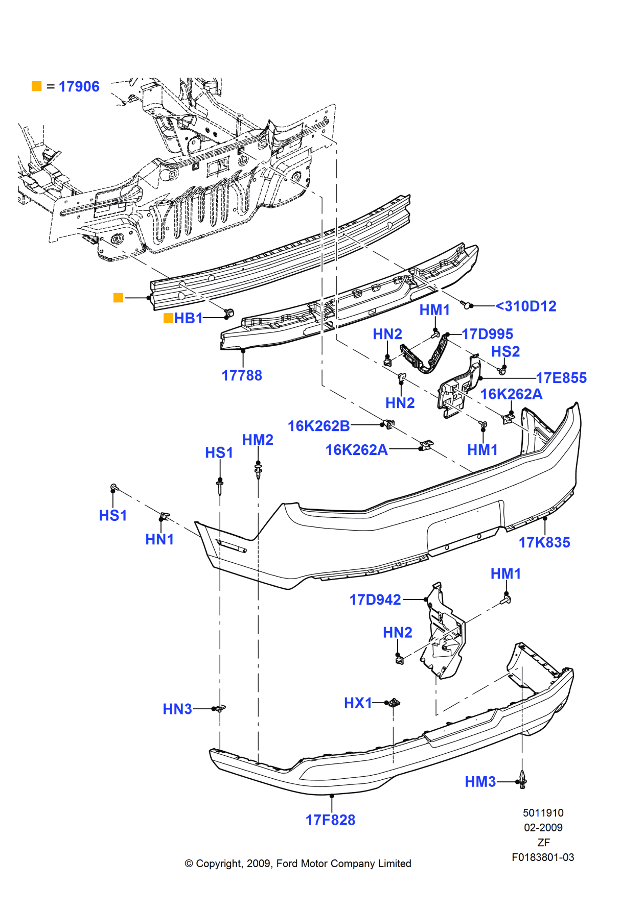 Ford AR3Z-17K835-AACP Cover