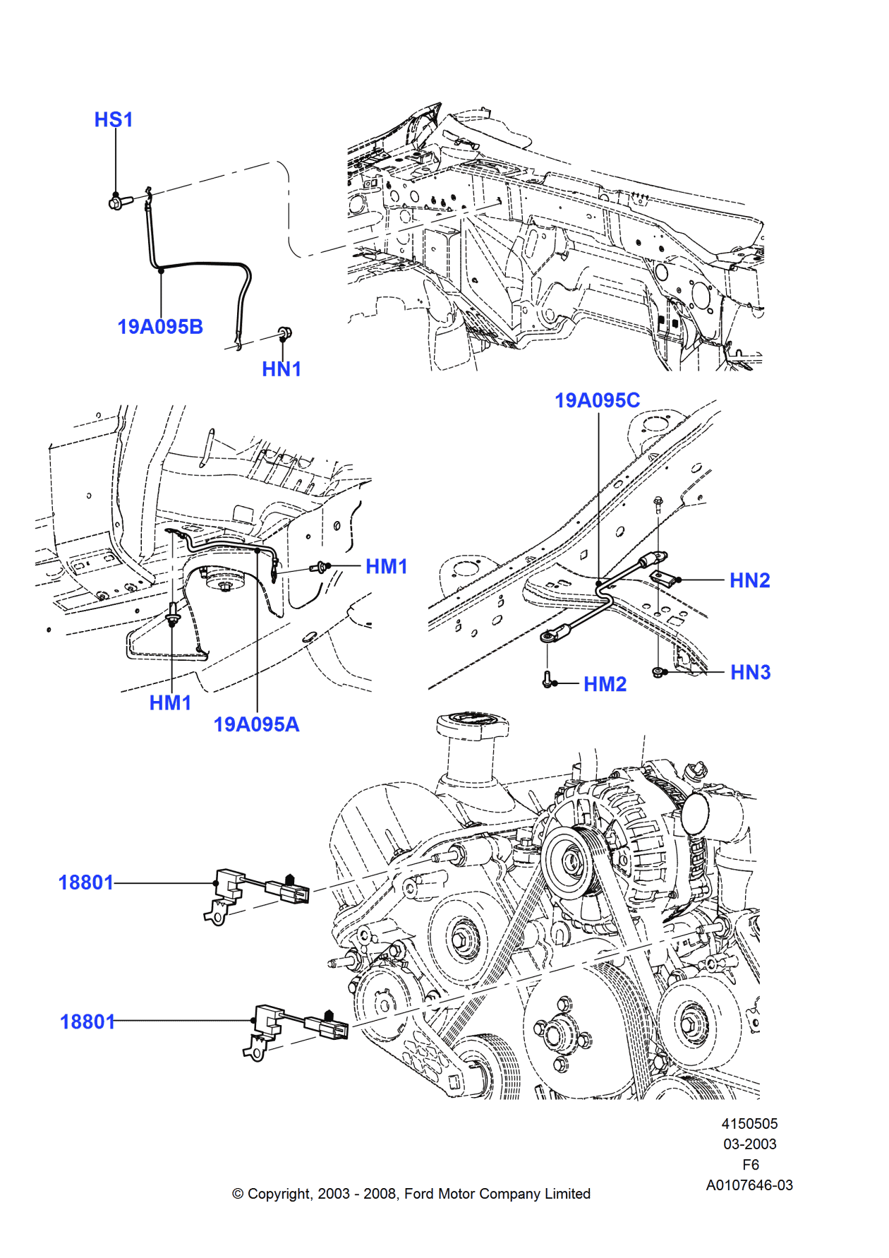 Ford -W701082-S301 Screw