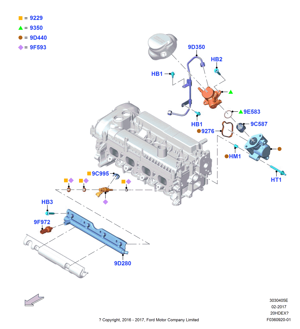 Ford CP9Z-9J332-C Tube Assembly