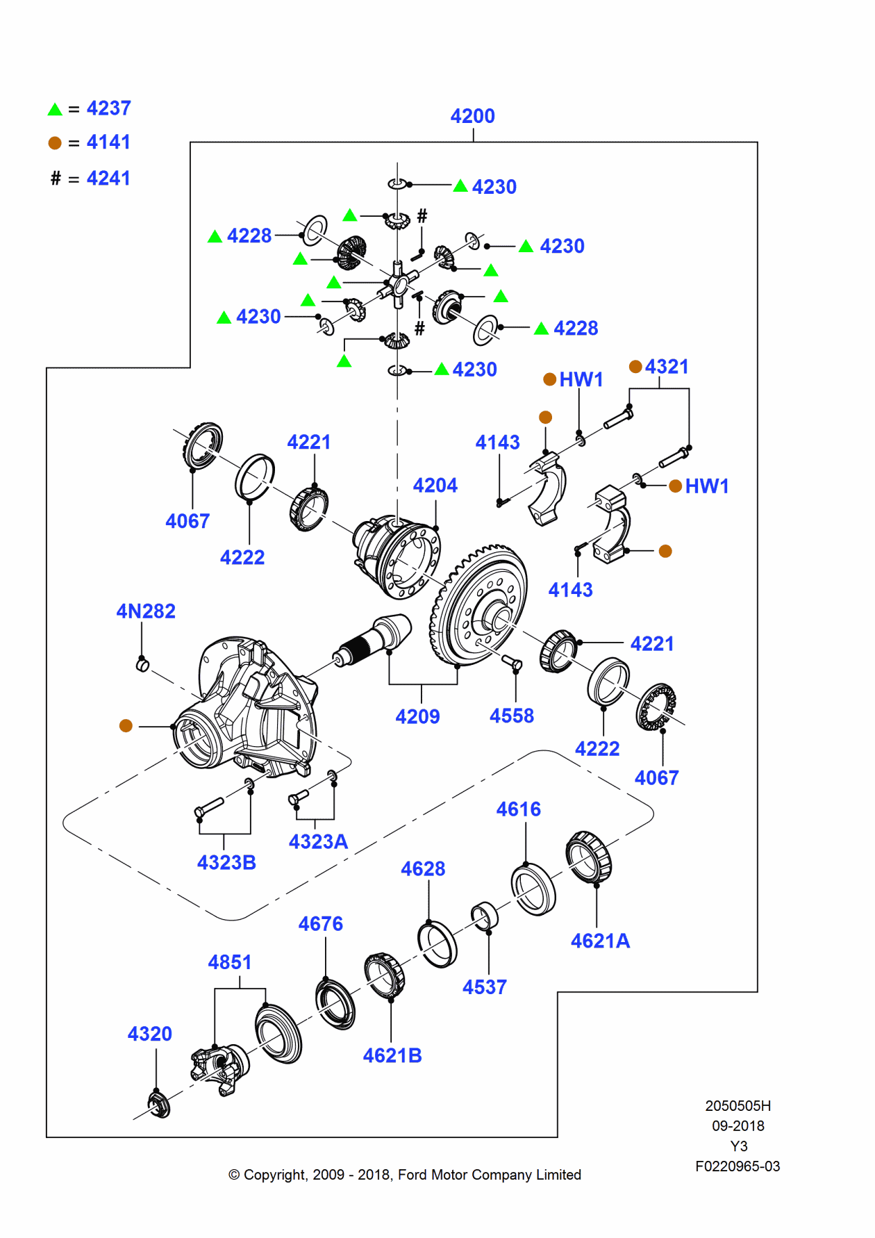 Ford 8U9Z-4143-A Lock