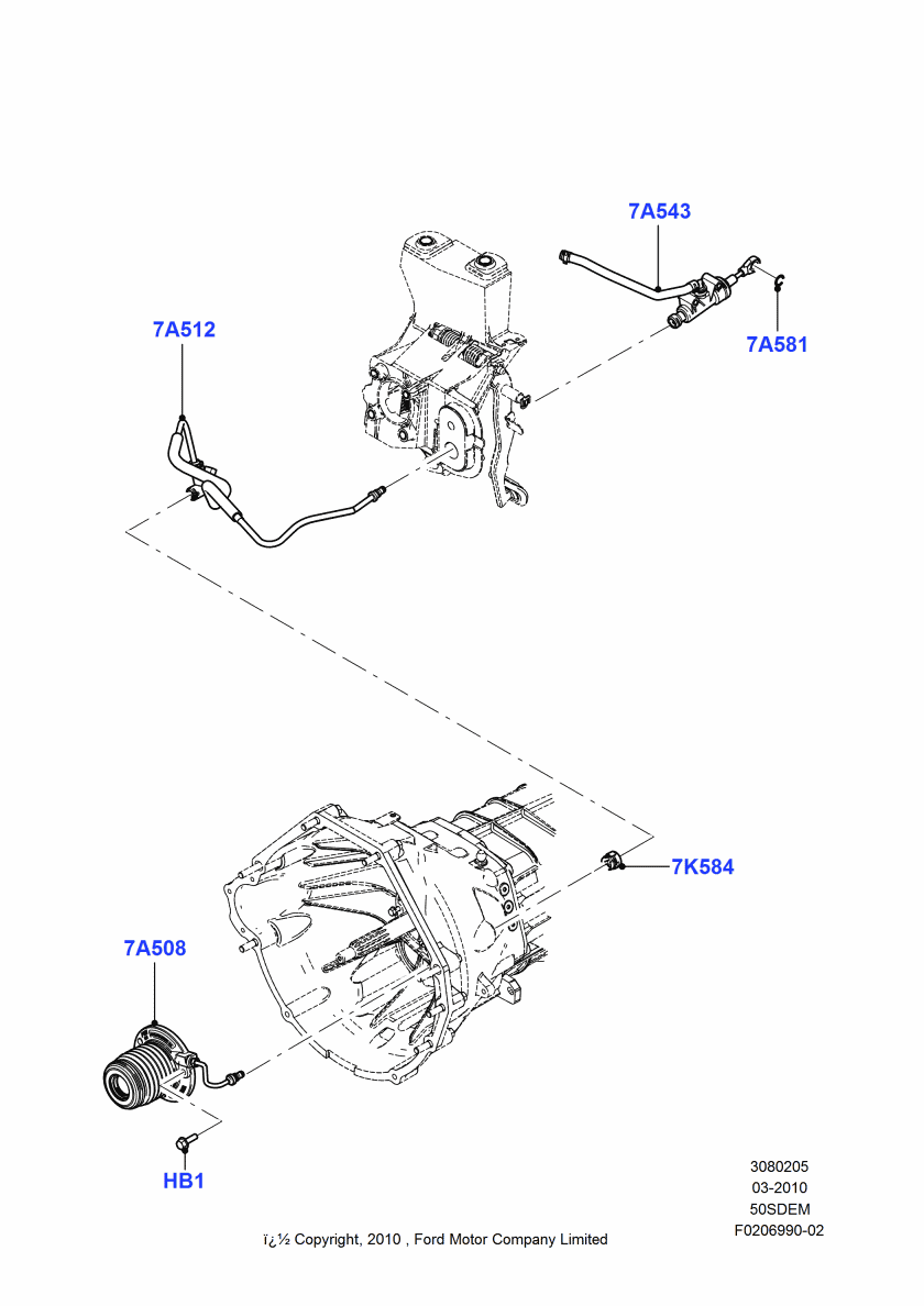 Retainer - Special Diagram for AR3Z7A581A