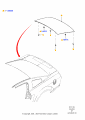 Diagram for 2006 Ford Mustang Back Glass