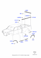 Diagram for 2005 Ford F-350 Super Duty Exterior Trim - Front Door
