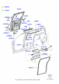 Diagram for 2006 Ford Freestar Side Loading Door - Door & Components