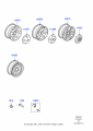 Diagram for 2005 Ford Explorer Wheels