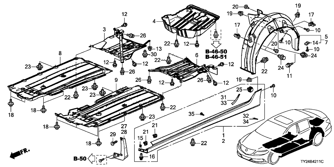 Acura 71808-TY2-A50 Tape A R, Protection