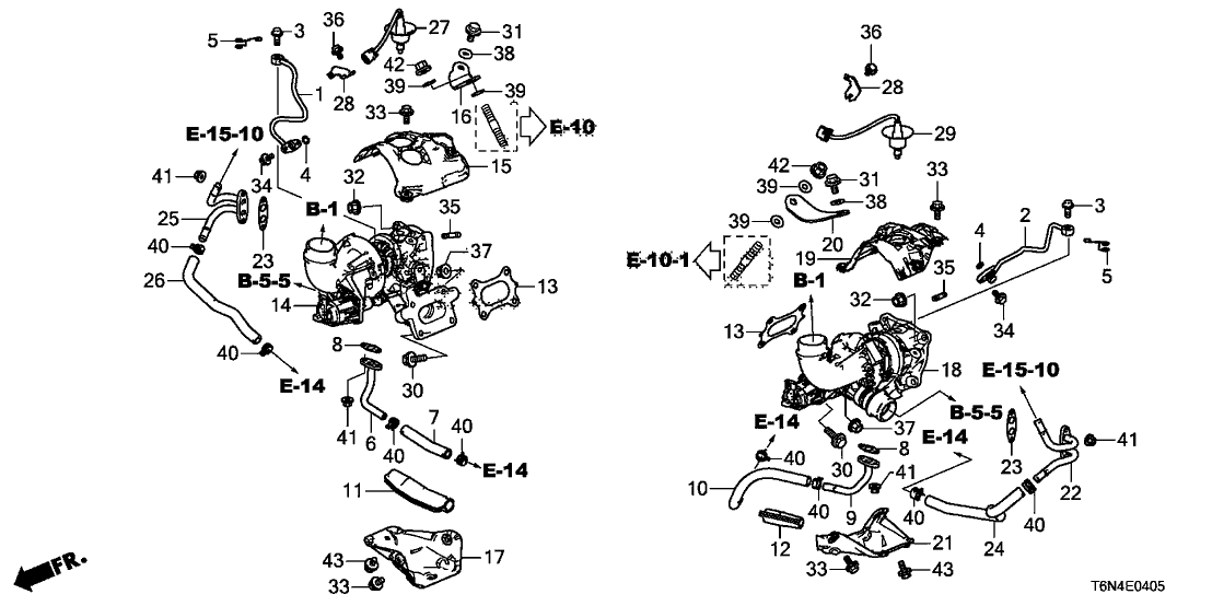 Acura 18900-58G-A01 Turbocharger Assembly, Driver Side
