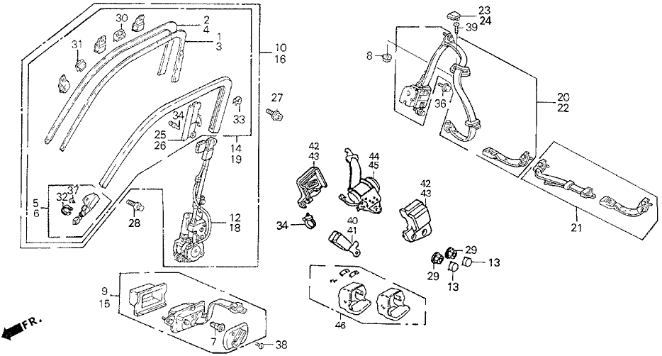 Acura 81831-SK8-A03 Drive Unit Assembly, Driver Side