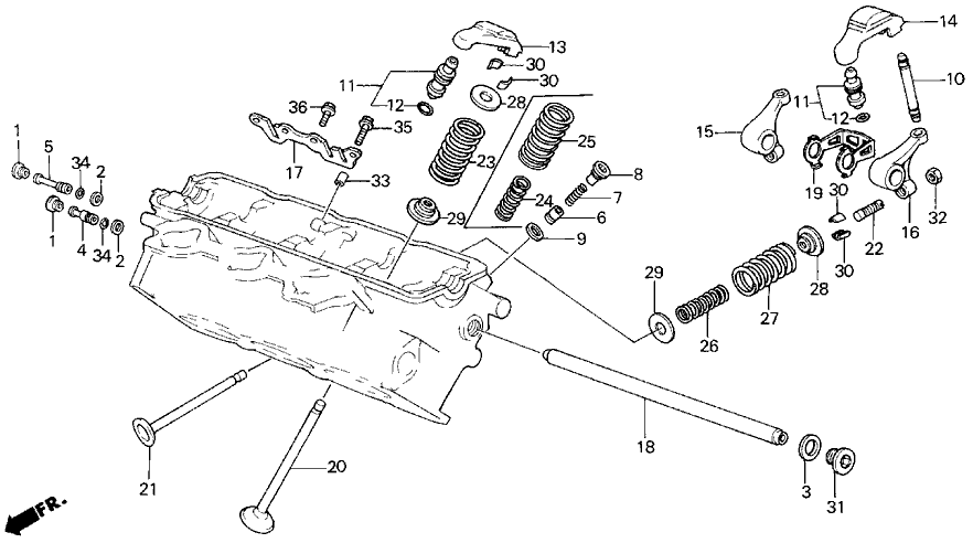 Acura 14653-PH7-000 Washer, Rocker Arm Shaft Wave