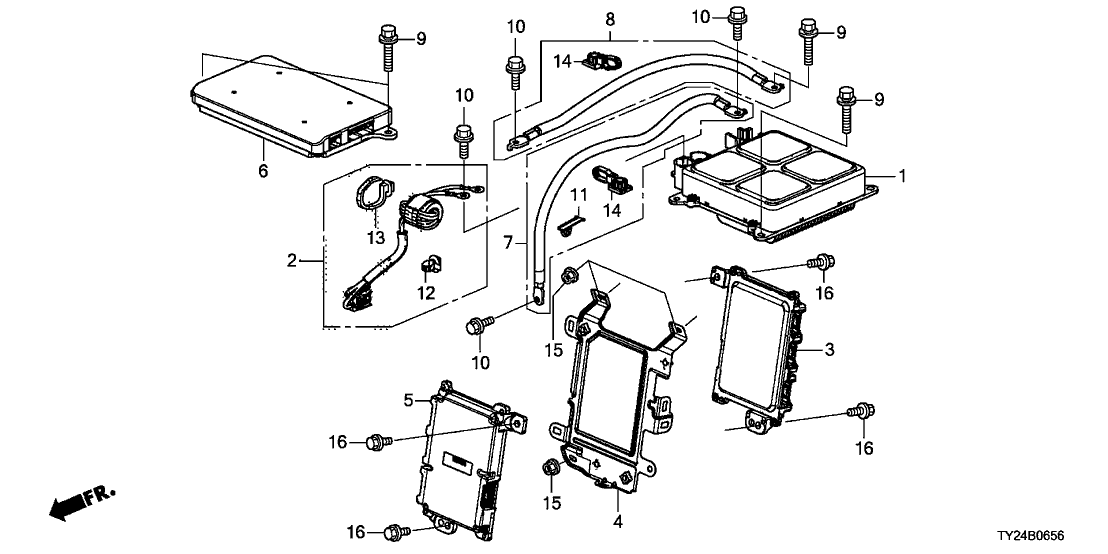 Acura 1N710-R9S-003 Cable Complete
