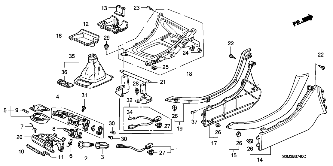 Acura 77286-S0K-A01 Pad, Protector
