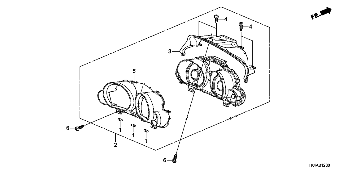 Acura 78112-TK4-A01 Screw-Washer, Tapping (4X14)