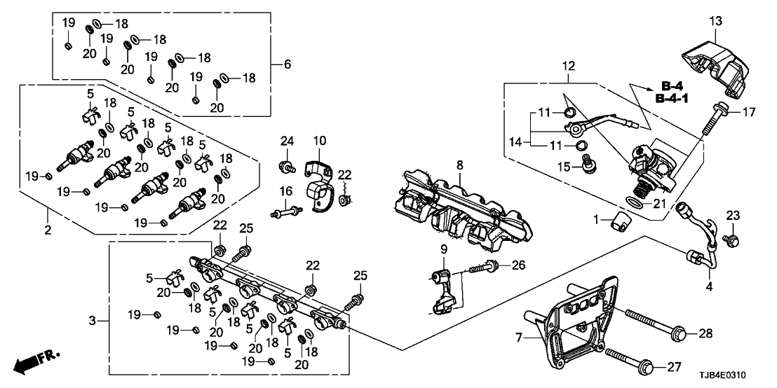 Acura 16512-6B2-A00 BRACKET, FUEL