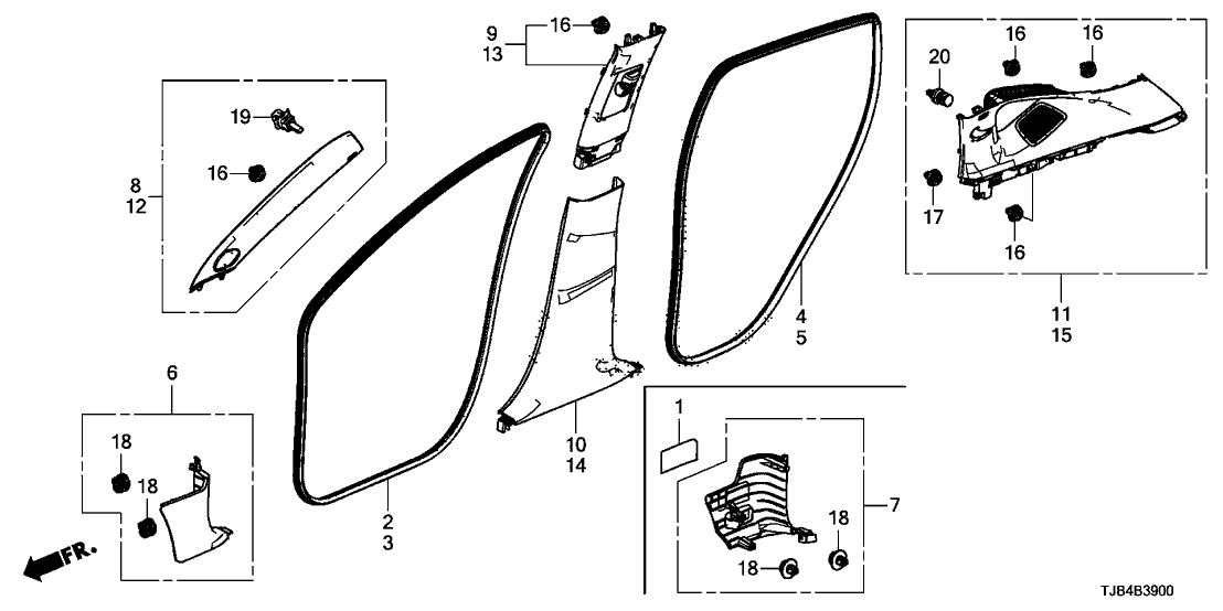 Acura 38205-TJB-A00 LABEL, DR FUSE