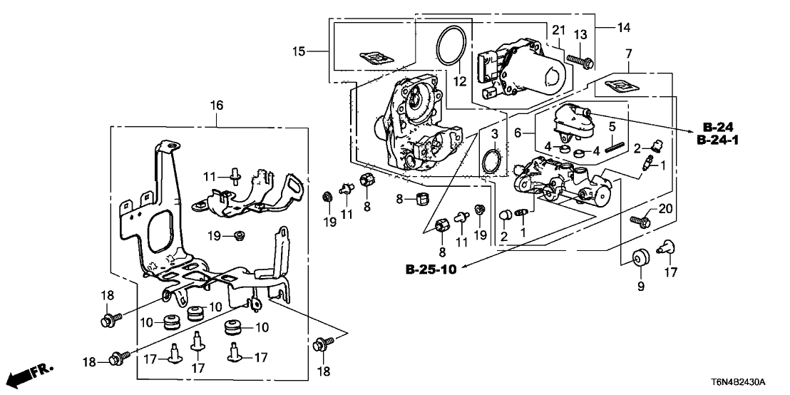 Acura 57306-T6N-A00 Cylinder Set, Tandem Motor