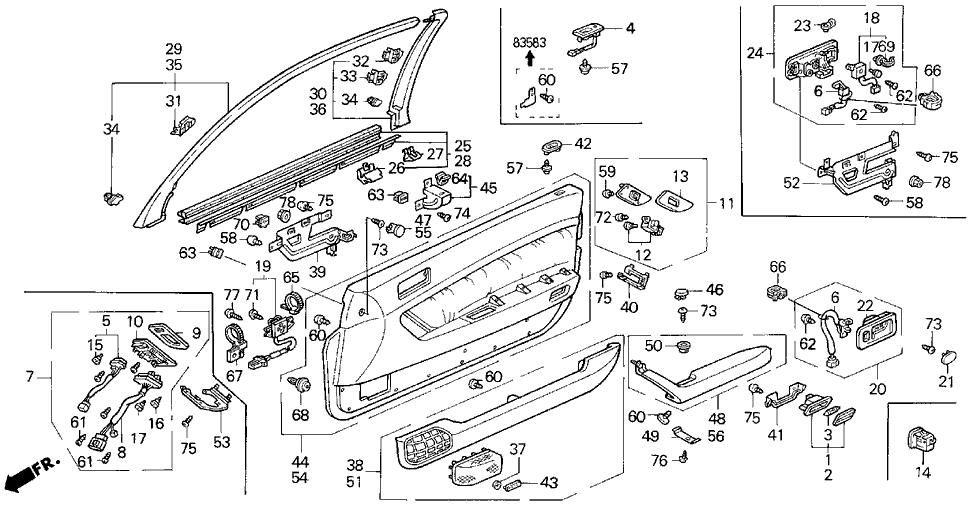Acura 90673-SA7-003 Band, Tube