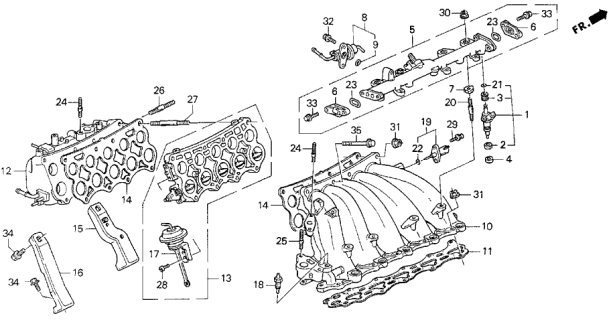 1992 Acura Vigor Bolt, Stud (6X20) Diagram for 92900060200B
