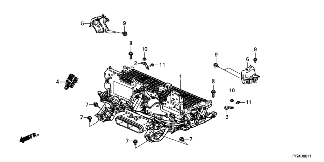 2019 Acura RLX  Bolt-Washer (8X20) Diagram for 900085JL000