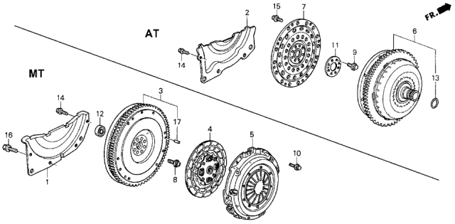1993 Acura Integra O-Ring (32X1.9) Diagram for 91302639000
