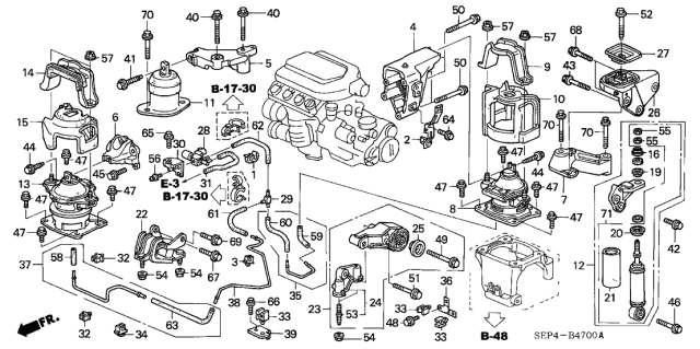 2004 Acura TL  Screw-Washer (5X8) Diagram for 938920500817
