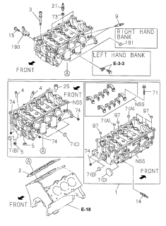 1999 Acura SLX Gasket, Plug Head Diagram for 8971361730