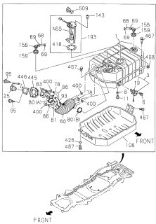 1999 Acura SLX  Protector, Fuel Filler Diagram for 8971140630