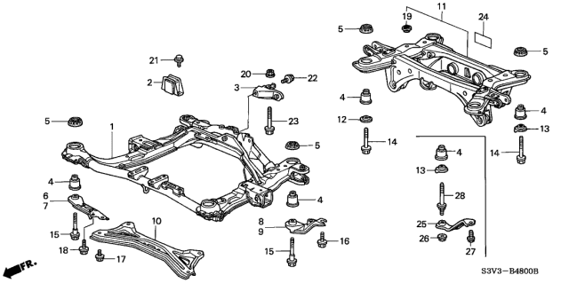 2006 Acura MDX  Label (Vtm-4) Diagram for 41400PGJ000
