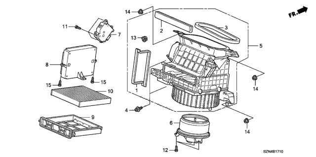 2011 Acura ZDX Screw, Tapping (4X16) Diagram for 9390424420