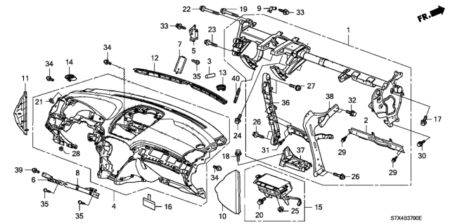 2007 Acura MDX  Screw-Washer (5X25) Diagram for 938910502508