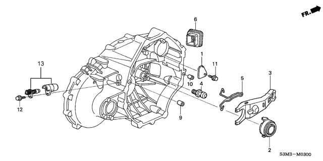 2003 Acura CL  Plate, Breather Diagram for 21399PYZ000