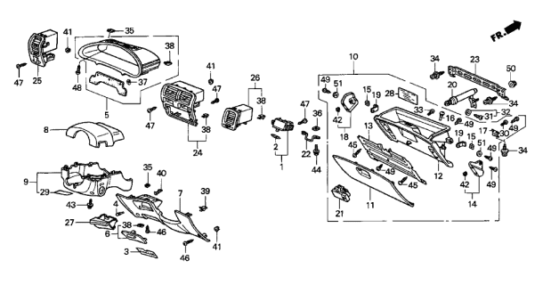 2001 Acura Integra  Screw-Washer (4X16) Diagram for 938930401607