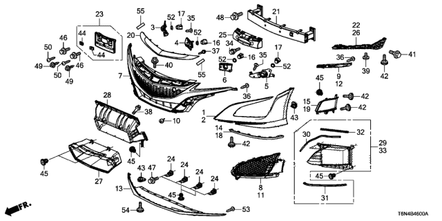 2021 Acura NSX  Bolt-Washer (8X25) Diagram for 934050802505
